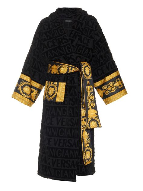 versace night robe.